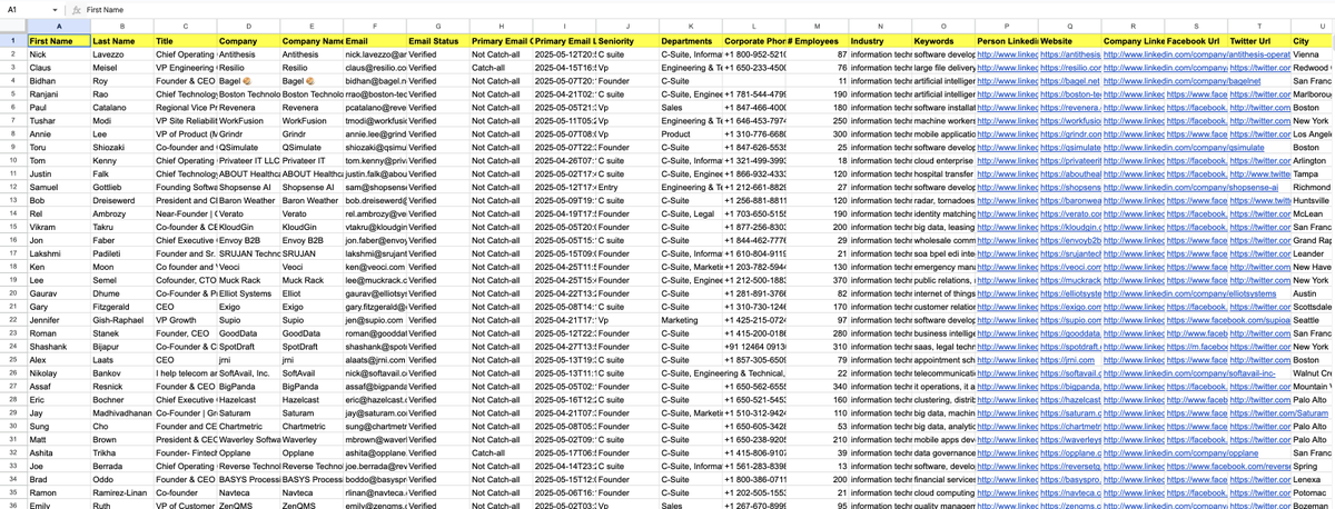 HUGE B2B LEAD GIVEAWAY

For 24 hours, I’m giving it away FREE to boost X growth.

Like, retweet and comment "LEADS" and I'll DM you the list ⬇️

(Must be following)