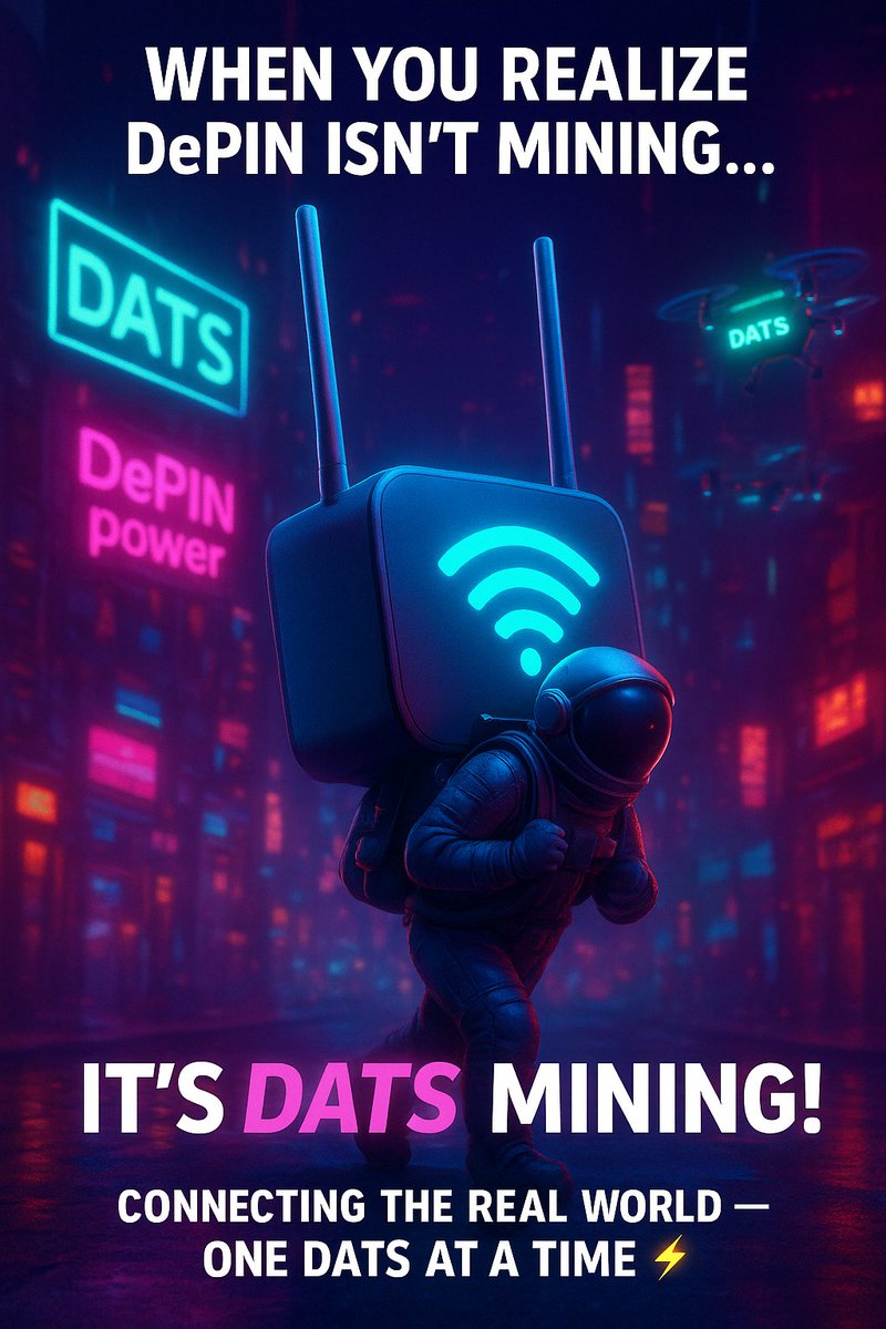 Avrora179388's tweet image. Everyone says: “Setting up a node is easy.”

DATS be like: here, take three buttons and chill, cyber warrior 😎

⚡ Download. Connect. Contribute.

#DATSProject #DePIN #CyberSecurity