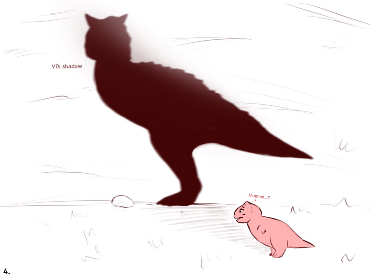TheSpaceRae's tweet image. The First Rock ❤️ 
A small hurt/comfort comic featuring baby Vino, her adoptive dad Vander and a bonus at the end (4/32) 🧵