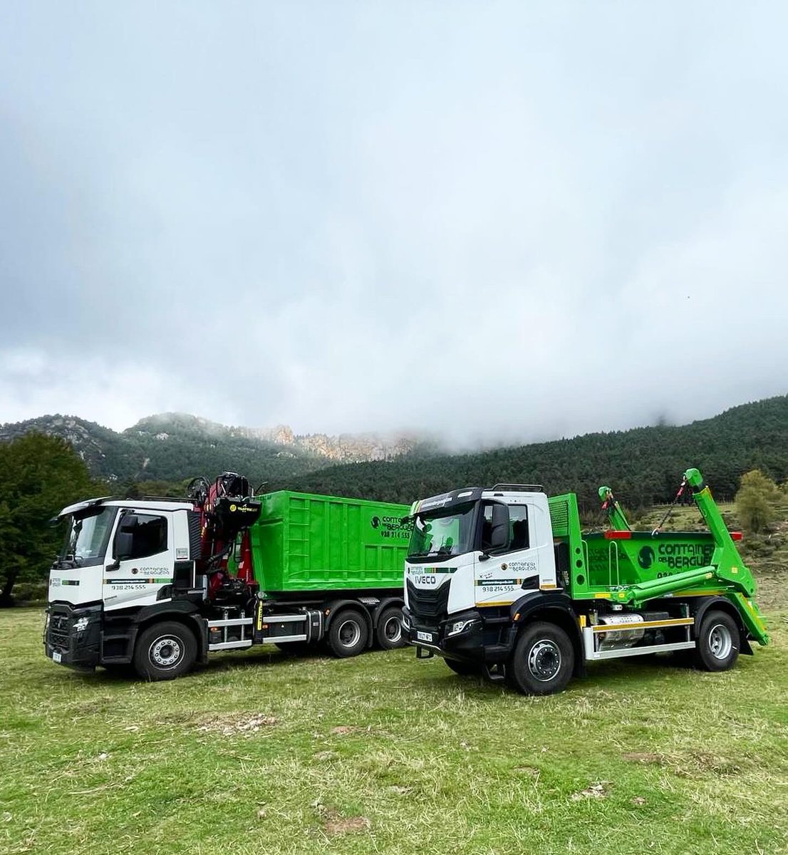 Un any més col.laborant amb el reciclatge amb la penya boletaire de Berga a la festa dels Bolets 🍄‍🟫 al Pla de Puigventós ♻️ amb els camions nous 🚛
