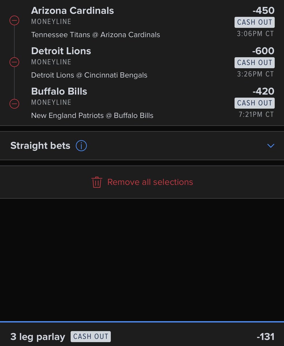 I’m rooting for these Kalshi combo markets to figure out pricing, but we’re a long way.

Quick price check on a 3-leg chalk parlay vs FanDuel, 35 cents worse.  Parlaying heavy faves is a rec bettor staple, but here they’re worse off ~$16 per $100 wagered despite having better