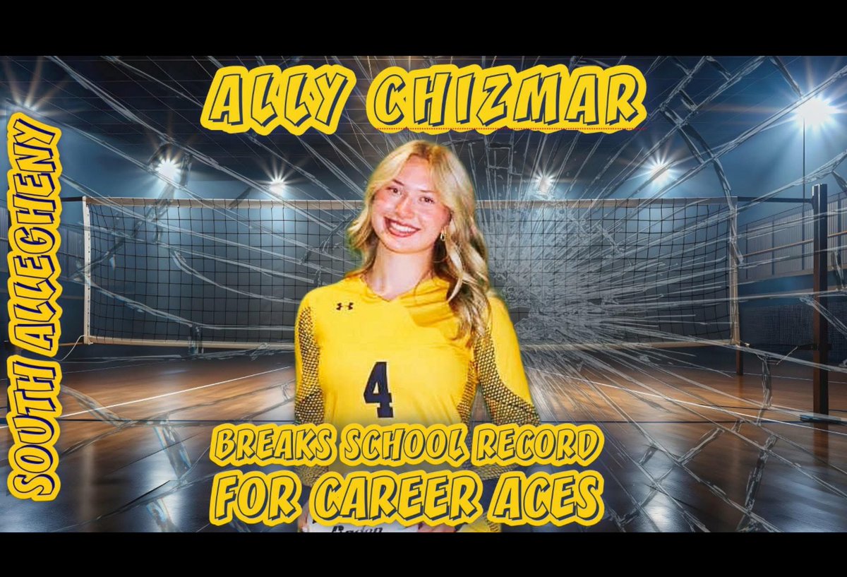 Wow-za! Another <a href="/southallegheny/">South Allegheny SD</a> record broken! Yay Ally! This gal is only a junior! #kind is her middle name. So proud!