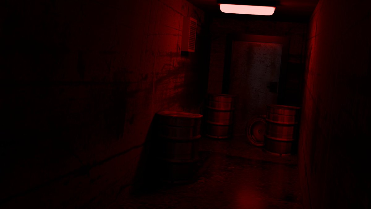 lil low poly environment test #blender #3d