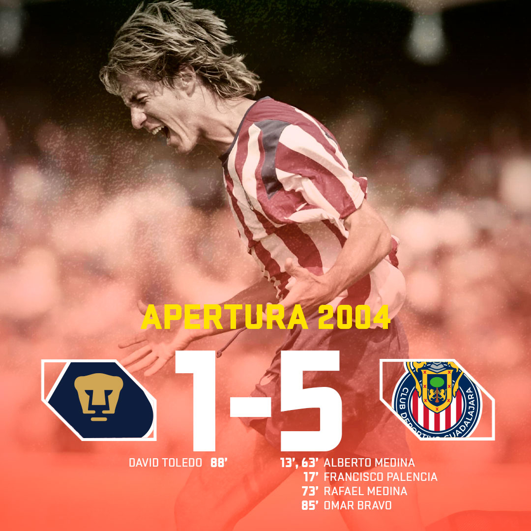 somos_FOX's tweet image. ¿Cuál es la goleada que más recuerdas entre #Pumas y #Chivas? 

Ese 7-1 es histórico ⚽🫢