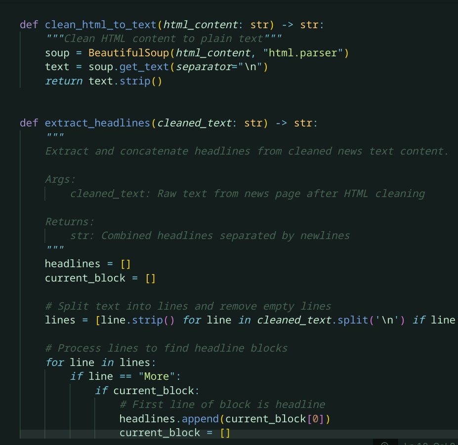 jyotipokhrel22's tweet photo. #LUD8
Worked on the backend of the AI Journalist in FastAPI
> Generated news URLs (urllib)
> Scraped via proxy API
> Cleaned HTML (BeautifulSoup)
> Summarized with Ollama
> Formatted TTS scripts
#LearningUtsav2025 #FestivalOfLearning #FastAPI
@learning_utsav https://t.co/yzMBZItGsa