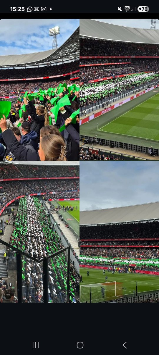 Vellen actie op heel W ook geslaagd. #Feyenoord #VakW
🟩⬜️🟩