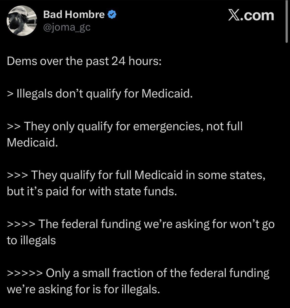 No free healthcare for illegals!