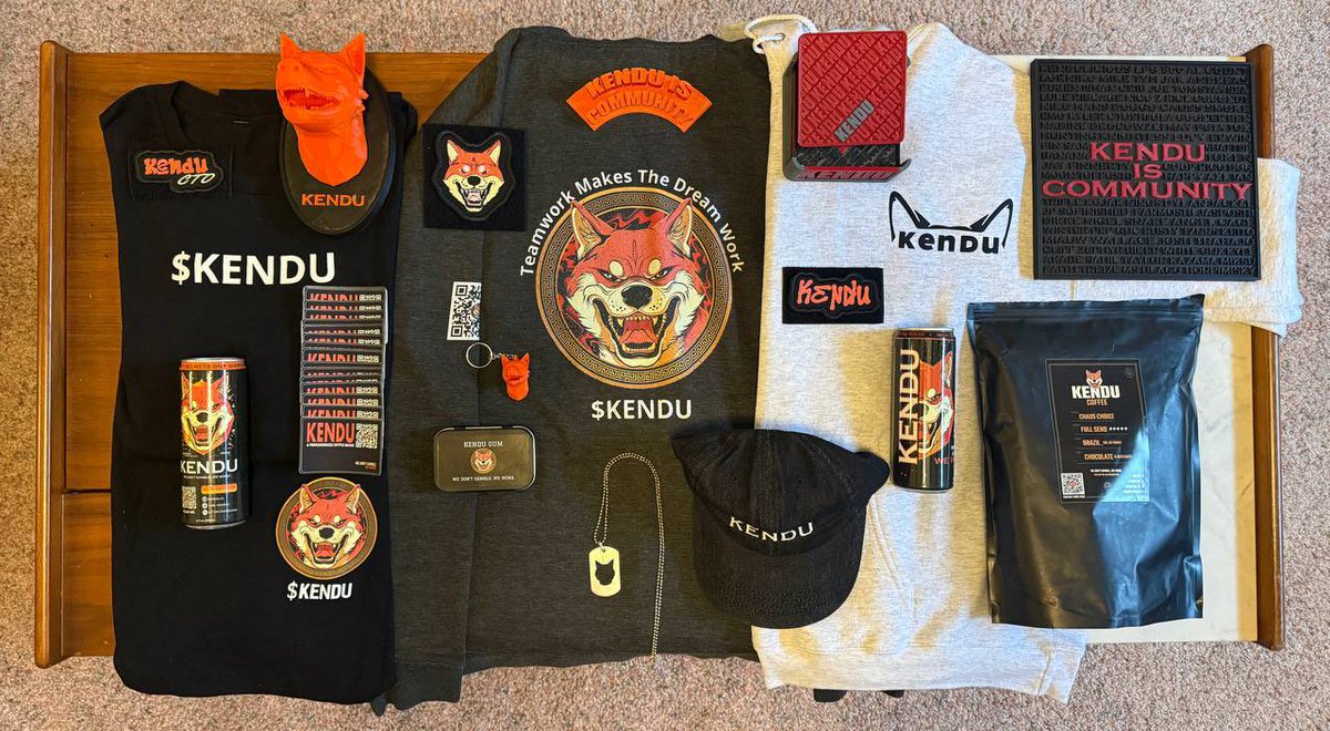 <a href="/cz_binance/">CZ 🔶 BNB</a> <a href="/CryptoEnact/">Crypto 🔶 Enact</a> Can I interest you in some $KENDU merch?

Priority shipping.