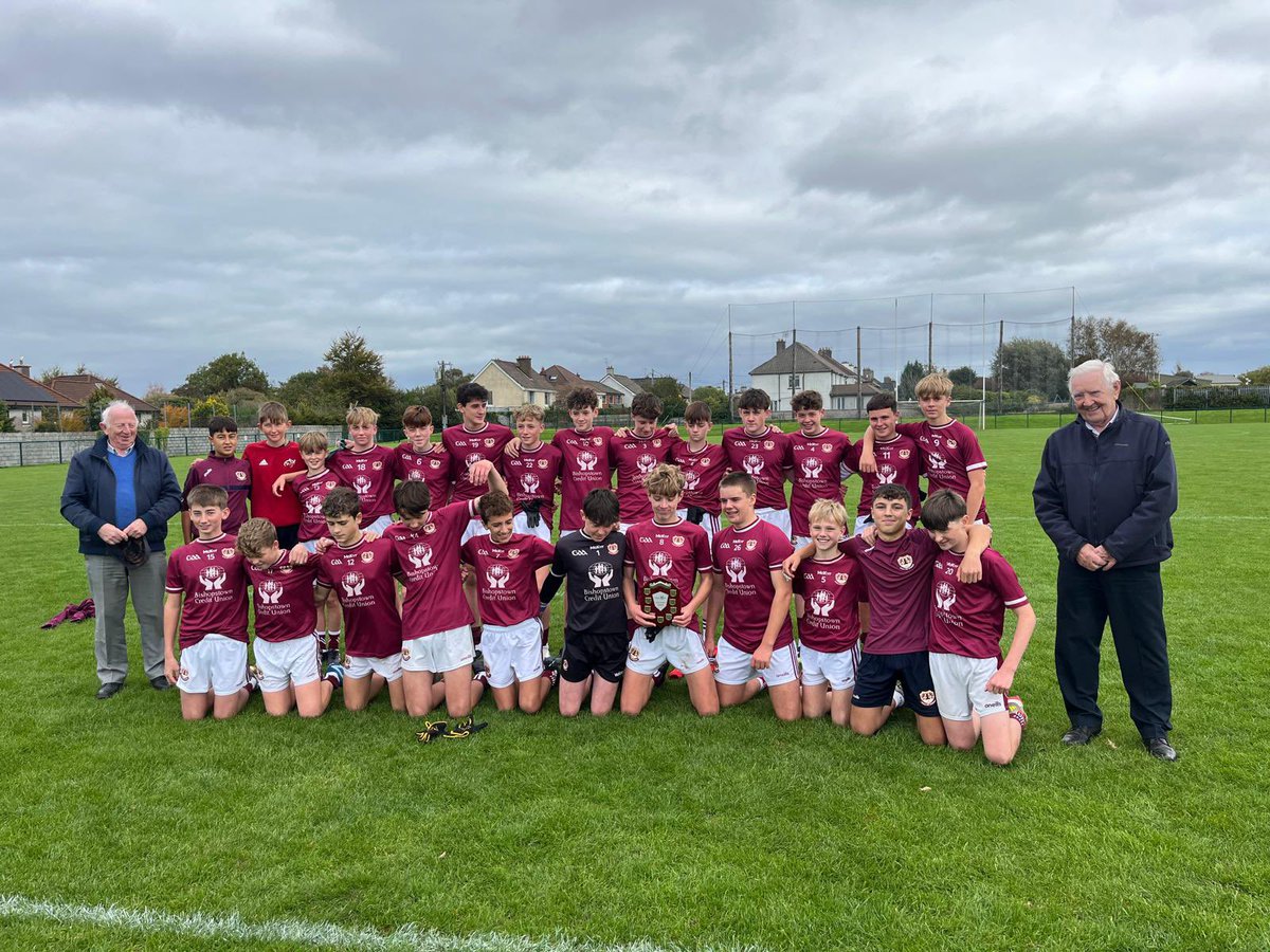 Well done to our u14 boys on their Shield Final win today over Douglas in the football league. Well done to the coaches, management, parents and players for the support and fantastic effort throughout the year #oneclub #baileabú