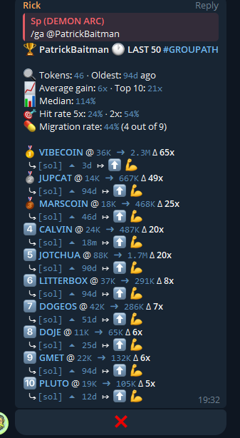 LauncherKey's tweet image. Our anoncoin quant @NiksGambles has been on fire inside Launcher — hitting multiple massive plays lately. 🔥 You’ll want to check out his latest calls!

Check out these calls + his theses