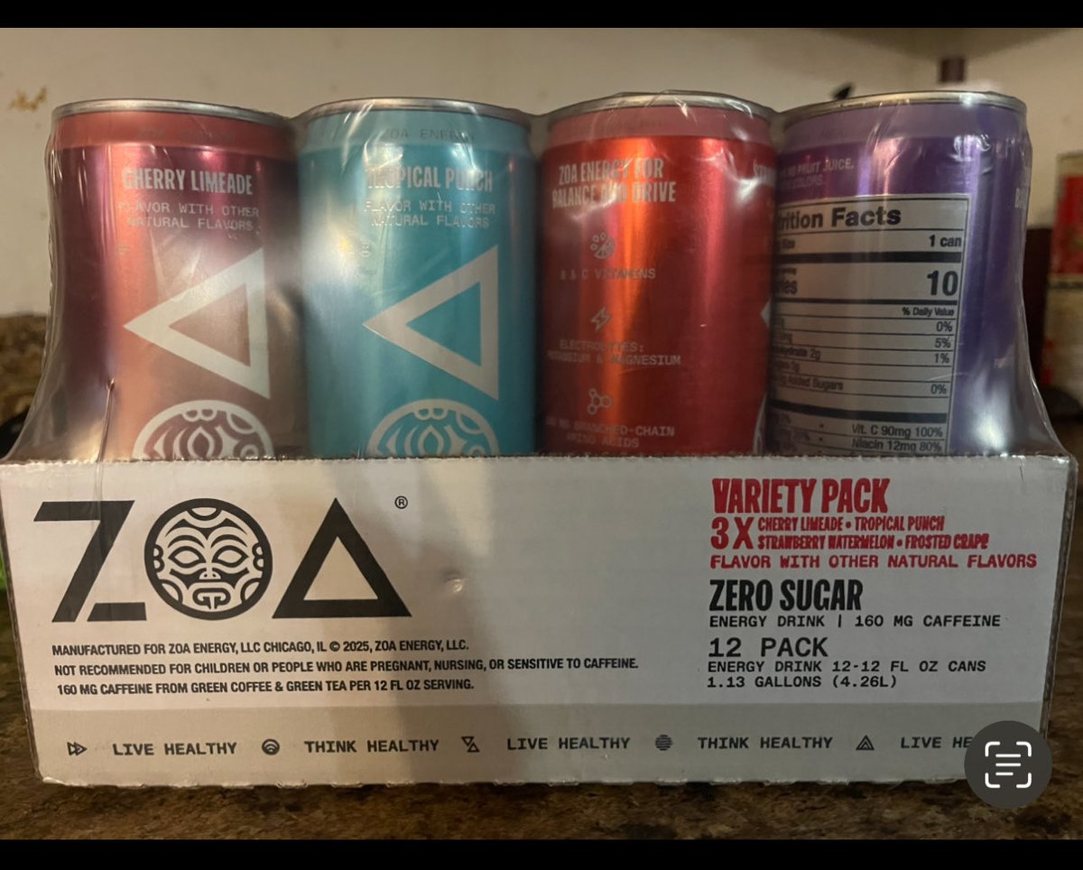 Chavez15Julio's tweet photo. Wish I could get sponsored @ZOAenergy how could I get more 👀 ? Can’t find them no we’re in store only  @amazon https://t.co/jW3JyxLWme