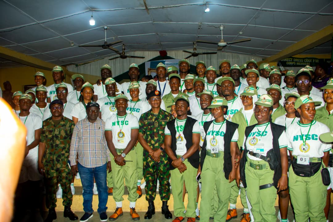 osunofficial's tweet photo. The NYSC DG, Brig. Gen. Oluseye Nafiu, has urged Corps Members to embrace financial prudence, self-development, and nation-building during his visit to the Ede Orientation Camp.
#NYSC #NYSCDGVisit #NYSCOsun #NationBuilding #EdeCamp #ServiceAndHumility
https://t.co/qAlXUIHnt8 https://t.co/dePw7qUuKx