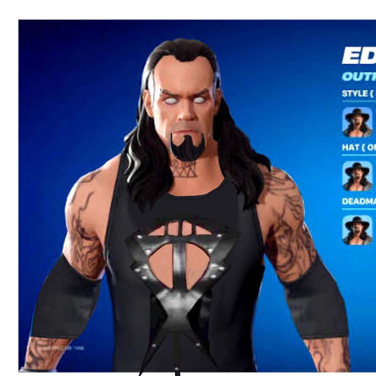 Kenan_620's tweet photo. UNDERTAKER X FORTNITE

We want Undertaker 1999 for Halloween 
#Fortnite  #Undertaker  #wwe https://t.co/eAOZgKXxNT