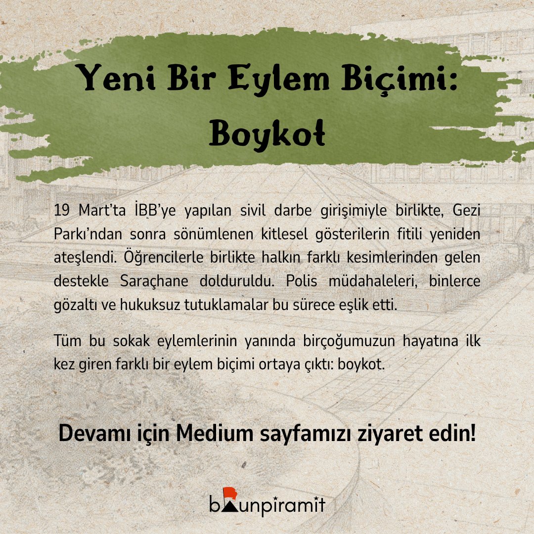 Bu yazı ilk olarak Piramit Fanzin'in 1. sayısında yayınlanmıştır. 

Piramit Fanzin yazılarımıza ulaşmak için Medium sayfamızı ziyaret edebilirsiniz!
medium.com/@bounpiramit/y…