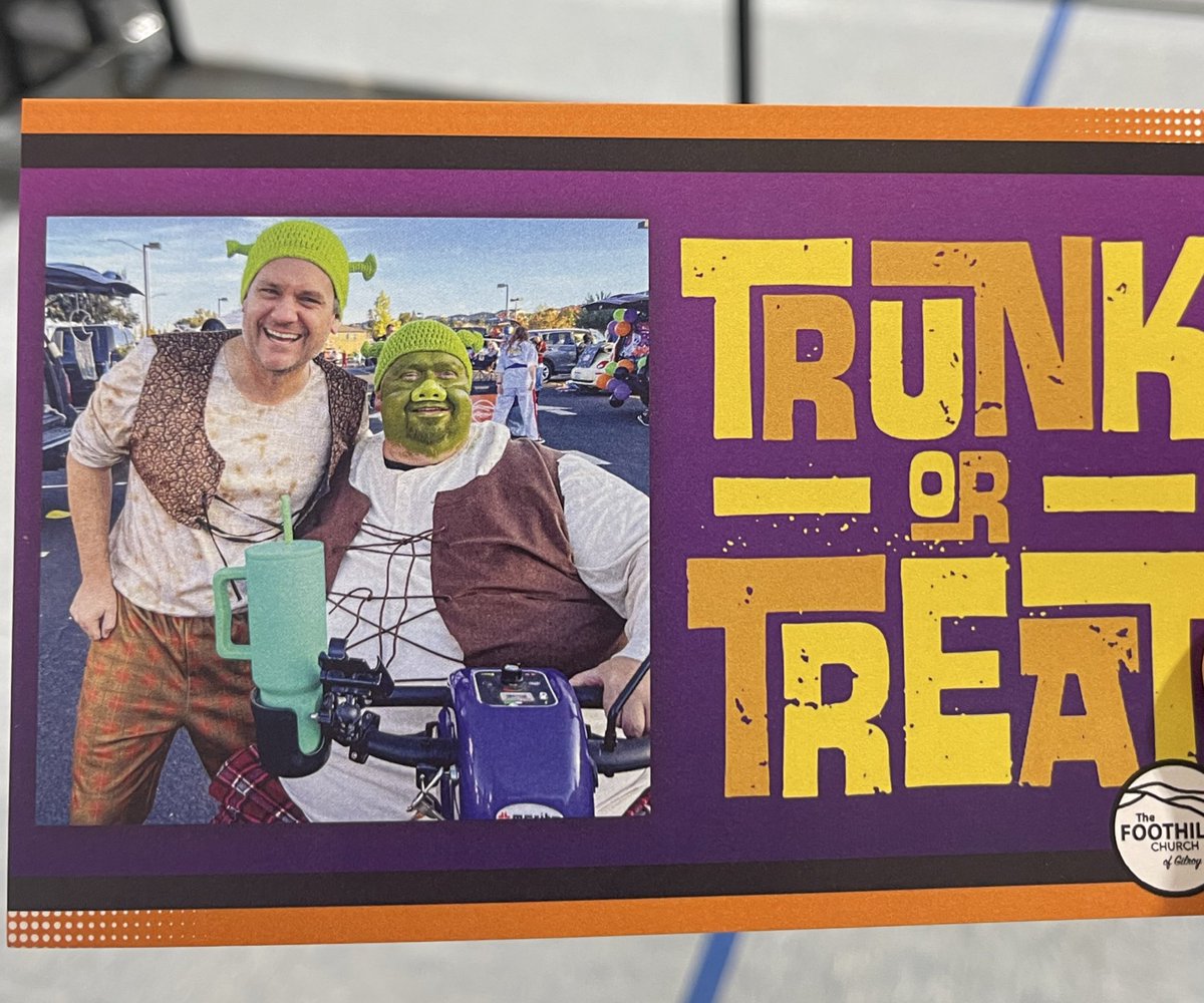 ShutUpTim's tweet image. I made the flyer of my churches trunk or treat. The haters just keep losing.