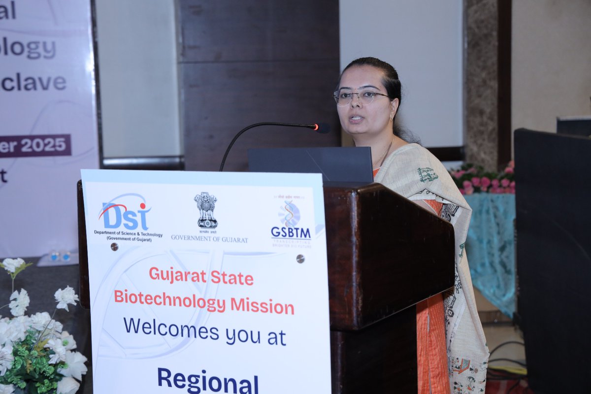 ICTO_Rajkot's tweet image. Presented on Gujarat GCC Policy 2025–30 at the Regional Biotechnology Conclave, Rajkot.
Shared insights on Gujarat’s vision to become a global hub for Global Capability Centers  through talent, infrastructure &amp;amp; policy support. @dstGujarat
@DITGujarat
@gsbtm
@CollectorRjt