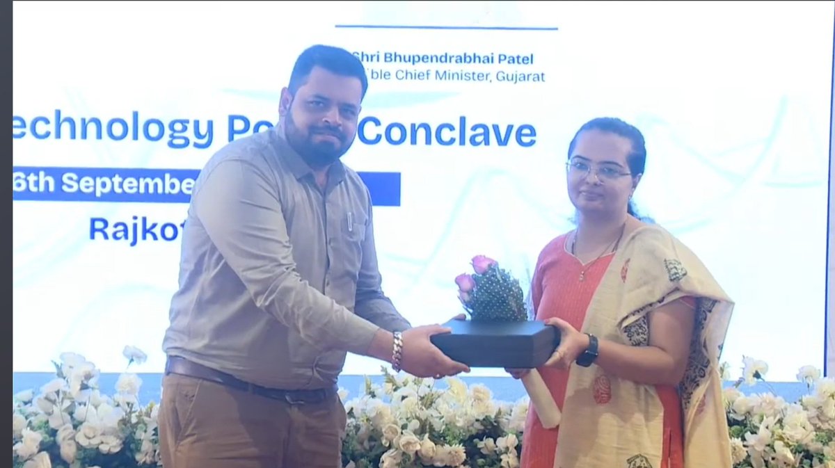 ICTO_Rajkot's tweet image. Presented on Gujarat GCC Policy 2025–30 at the Regional Biotechnology Conclave, Rajkot.
Shared insights on Gujarat’s vision to become a global hub for Global Capability Centers  through talent, infrastructure &amp;amp; policy support. @dstGujarat
@DITGujarat
@gsbtm
@CollectorRjt