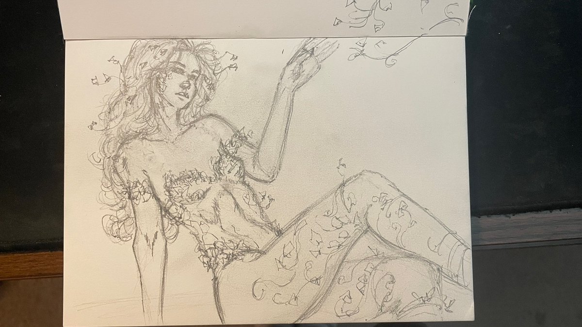 irogans's tweet photo. Inktober 2025 - DC

Day 2 prompt: Weave. 
Day 2 return: Pamela Isley. Poison Ivy

Traditional. https://t.co/xwuw5BiGaG