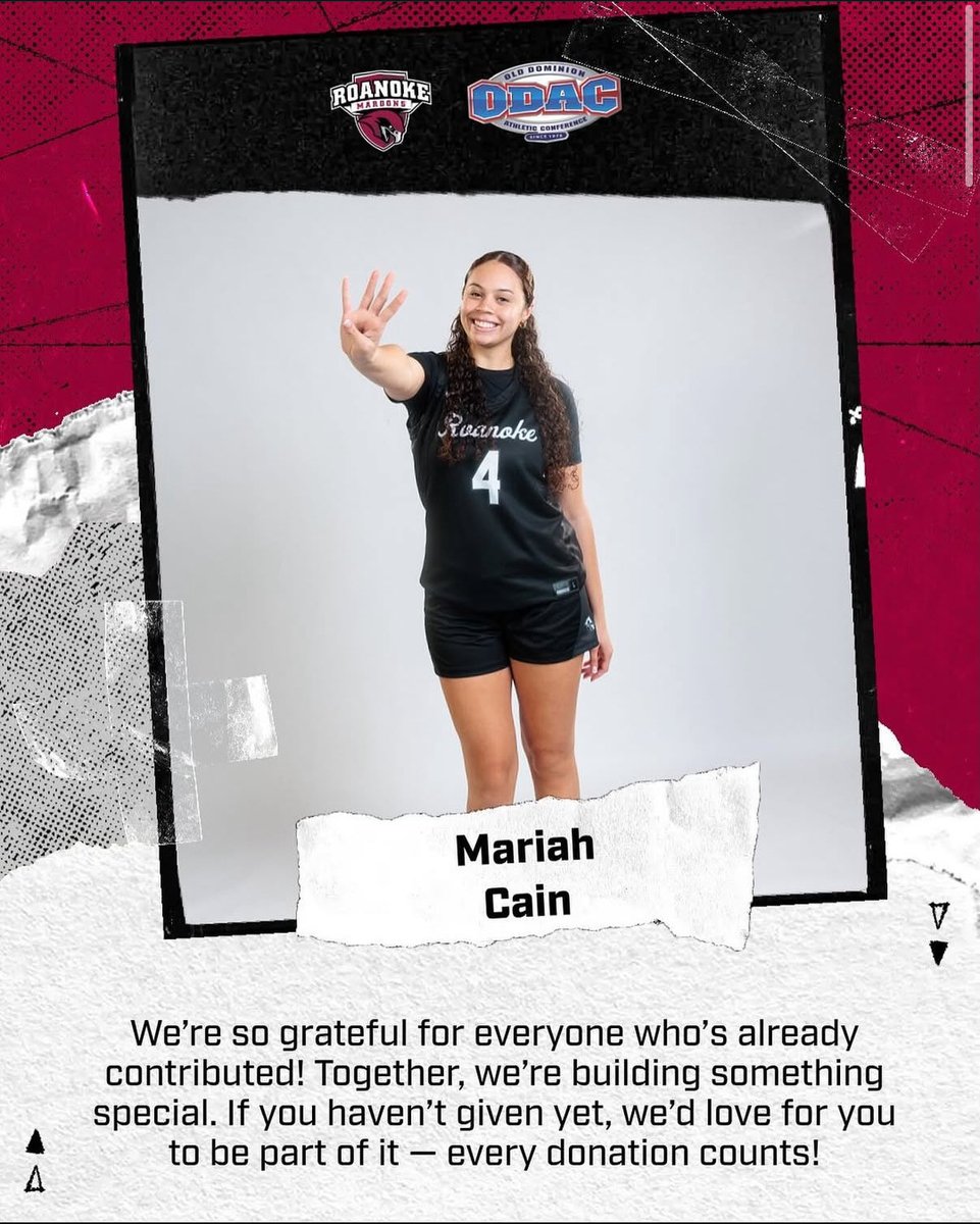 2️⃣ more days until the giving begins. Hear from senior Mariah Cain about how we can build champions with your donations! #together #rcwbb🏀

Want to donate early? Use the link below 🔗👇 

givecampus.com/schools/Roanok…