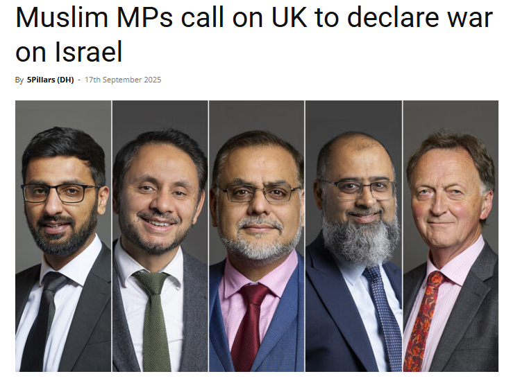WallStreetMav's tweet photo. These are not the wild radicals in the street Muslims. These are the fully "assimilated" Muslims who have reached the top elite levels of power in the United Kingdom.

We need to seriously discuss disarming the UK of nuclear weapons as soon as possible. https://t.co/Ewga6jyWgV