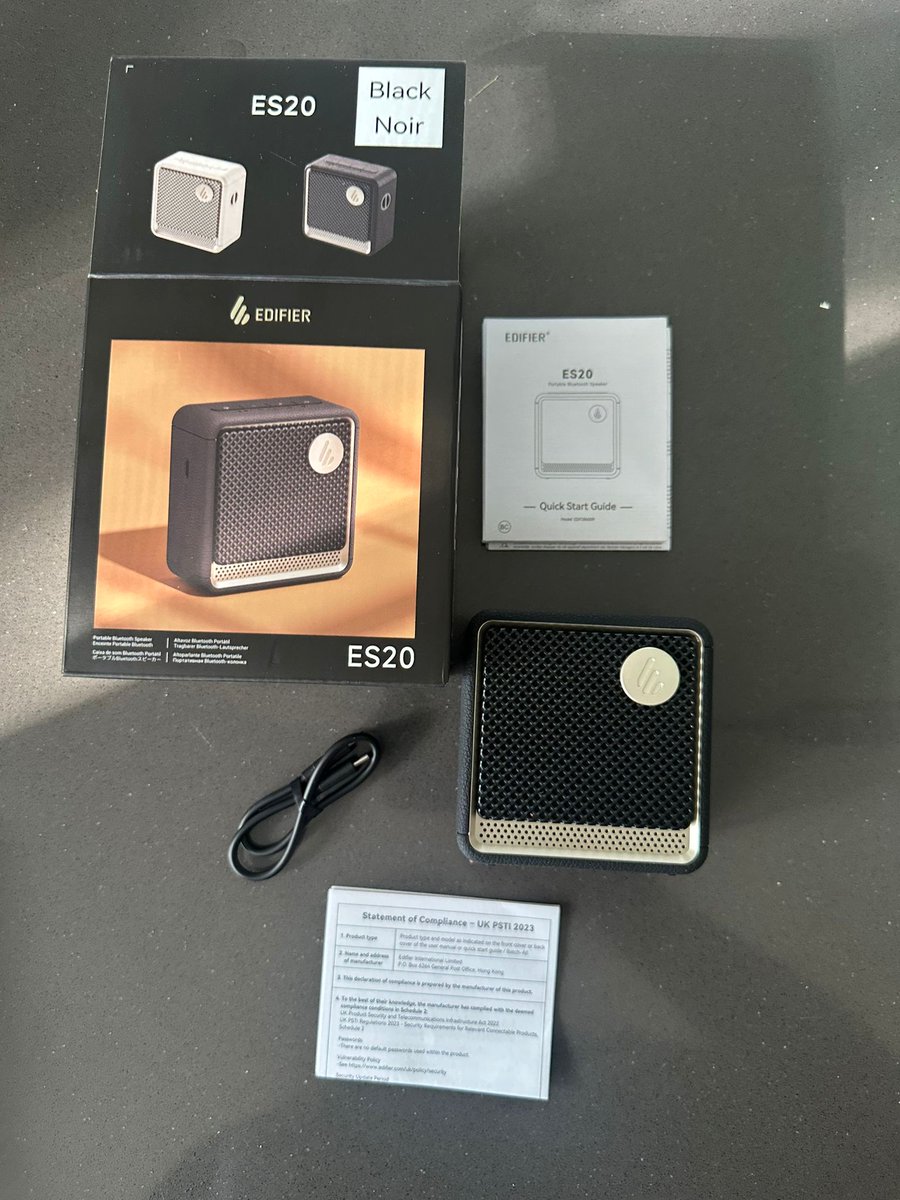 #TestenCours: l'enceinte ou #speaker #es20 du spécialiste <a href="/EdifierNAmerica/">Edifier NorthAmerica</a> / <a href="/EdifierNAmerica/">Edifier NorthAmerica</a> !
