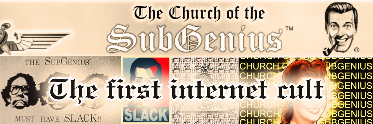 TheFlexZone8's tweet image. Before Doge. Before Pepe. Before memes ruled the web, there was a cult.
The Church of the SubGenius — the first Internet cult, born in the 80s, preaching chaos, irony & freedom through one sacred word : Slack.
Slack means true freedom: living outside the Conspiracy, rejecting…