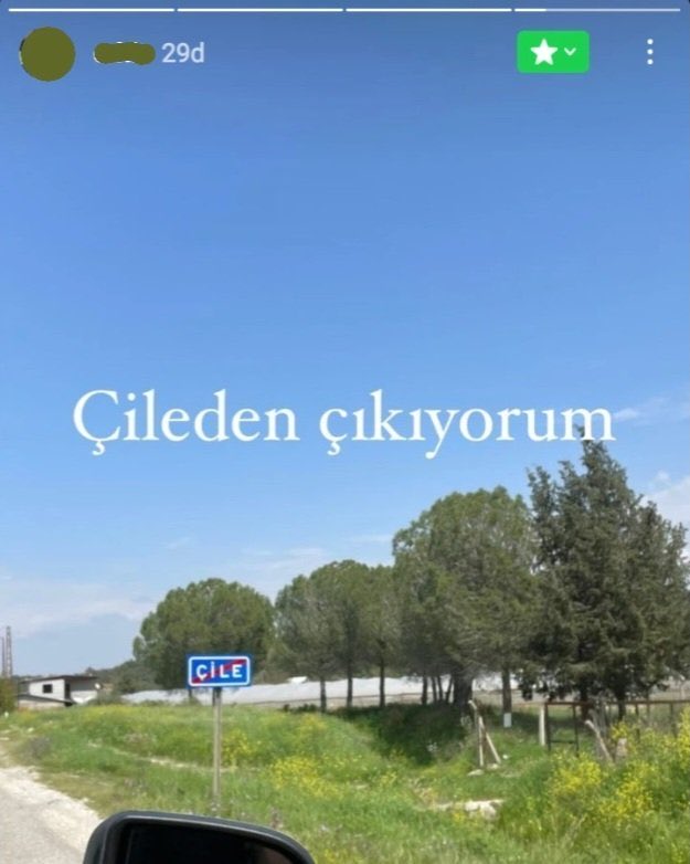 niye takipten çıktı acaba diye düşünürken attığım story