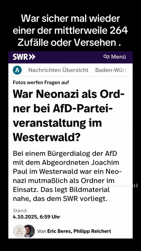 #AfD 
#AfDwirkt 
#Deutschlandabernormal?
#Faschismus 
#Rassismus 
#SchandeDeutschlands
#SchandeEuropas 
#gesichertrechtsextrem
#AfDVerbotSofort
