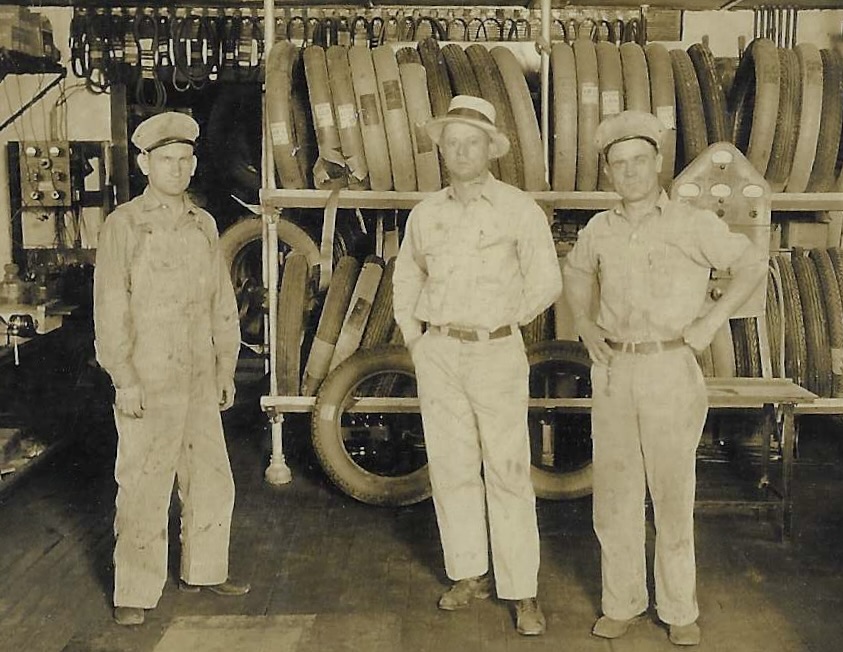 Kenneth_Jackson's tweet image. My Grandfather (left) worked there back then. That is how he dressed almost every day of his life. I have pictures of him wearing his overalls as a toddler, a teen, and as an adult. A pair of them hang in my closet where I can see them every day.