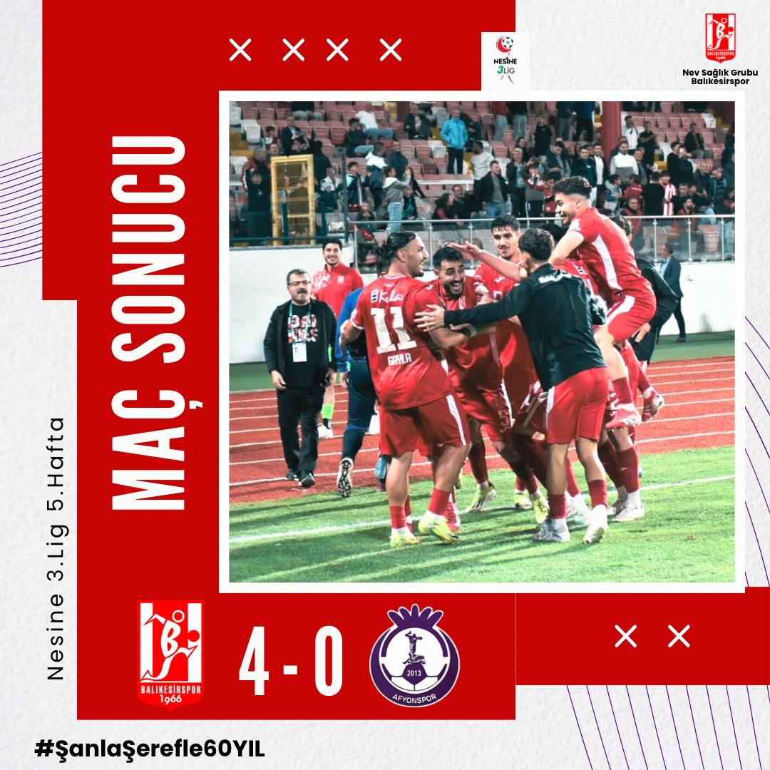 ⚽️Tayfun Kırca 21'
⚽️Artun Akçakın 78'
⚽️Ali Sinan Gayla 81'
⚽️Sedat Yiğit Kurnaz 90'