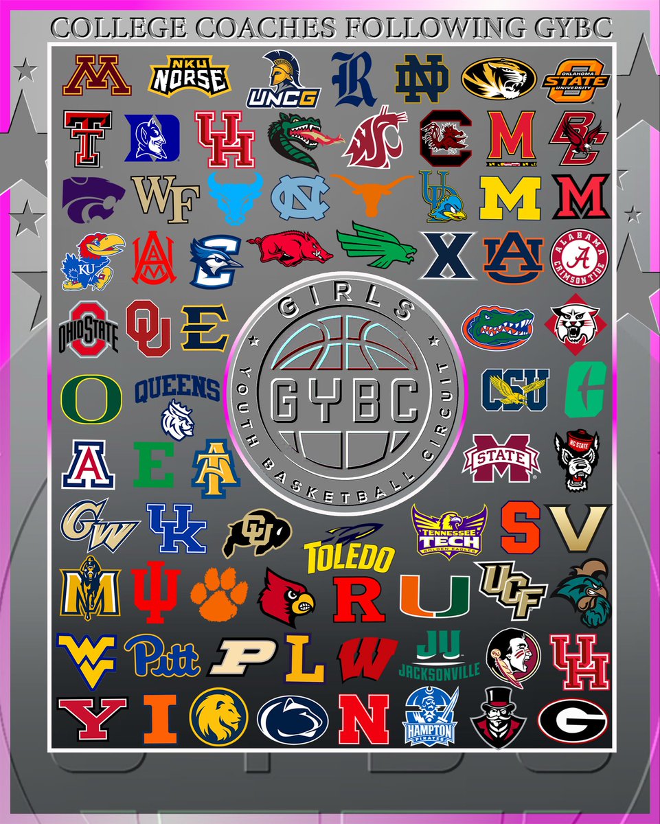 College Coaches following GYBC 🔥📈
 
- GYBC is the TOP middle school girls platform in the COUNTRY!