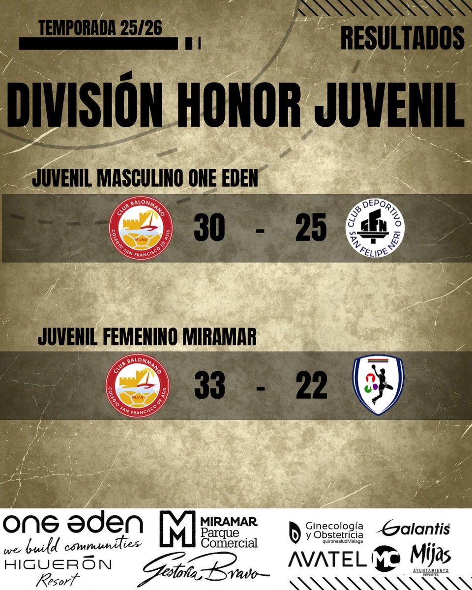 🚀𝑹𝒆𝒔𝒖𝒍𝒕𝒂𝒅𝒐𝒔 𝒅𝒆 𝒍𝒂 𝒃𝒂𝒔𝒆 

🤩Ya tenemos aquí los resultados de los partidos de este fin de semana de los equipos de la base.

#creciendocontigo❤️🖤