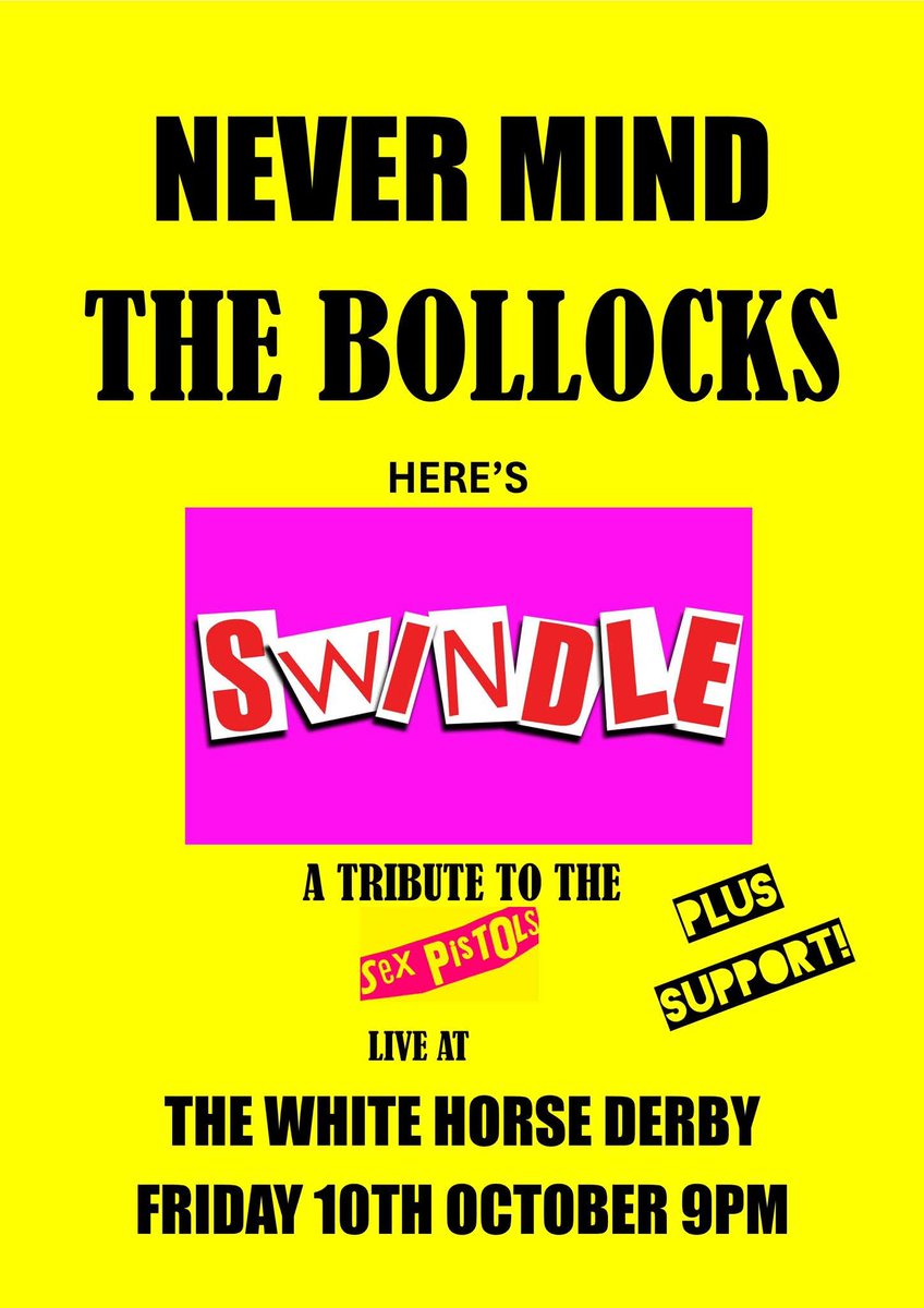 Derby this week for 'Swindle'..