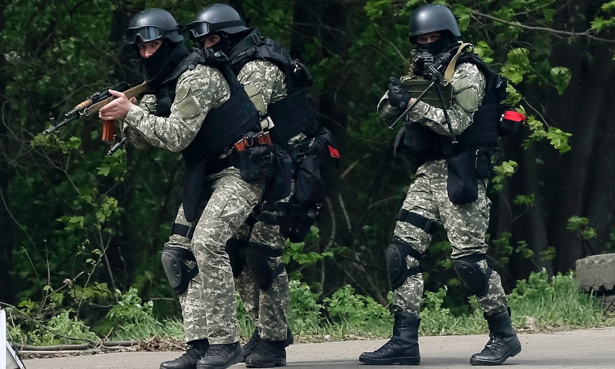 Ukrainian soldier, 2014