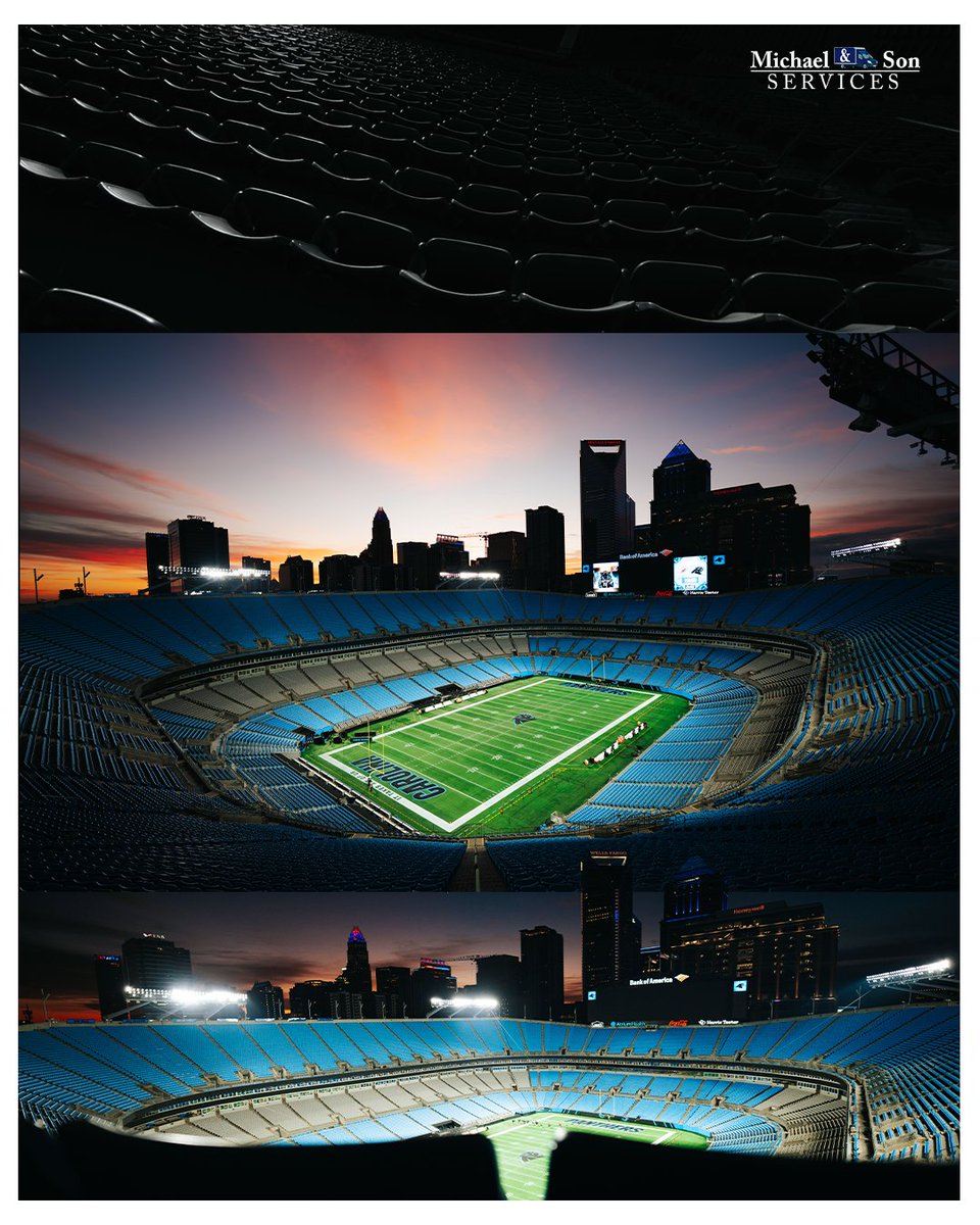 Panthers's tweet image. That sunrise 🤩

@MichaelandSon | #KeepPounding