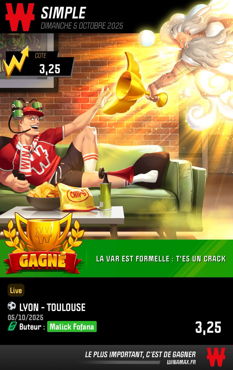 Ça annonce un bon dimanche avec ⁦<a href="/VikNewCompte/">🍯ViK⚽🔞</a>⁩ #teamparieur