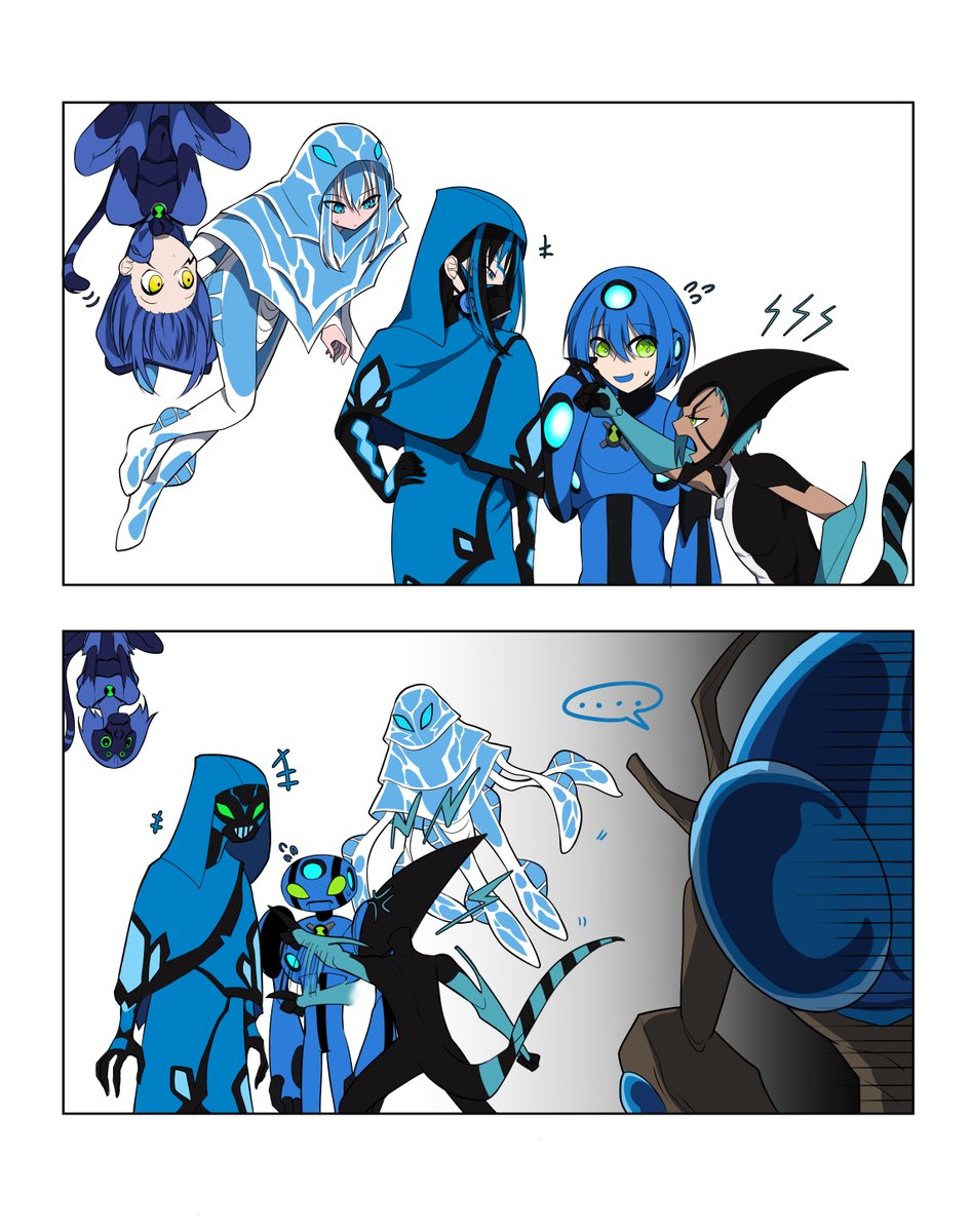 파란외계인 모임
#벤10 #Ben10