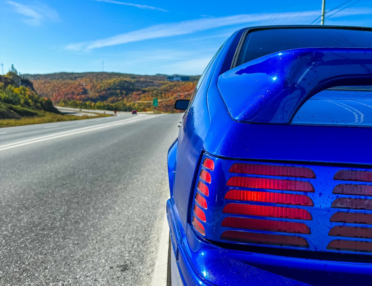 DonnieOK's tweet image. Showing the #FoxBody some Sunday morning colors #Newfoundland #FordMustang #FoxBodyMustang #Ford #CornerBrook fall is in the air and winter is near.  Happy Sunday morning everyone.  Have an amazing day.