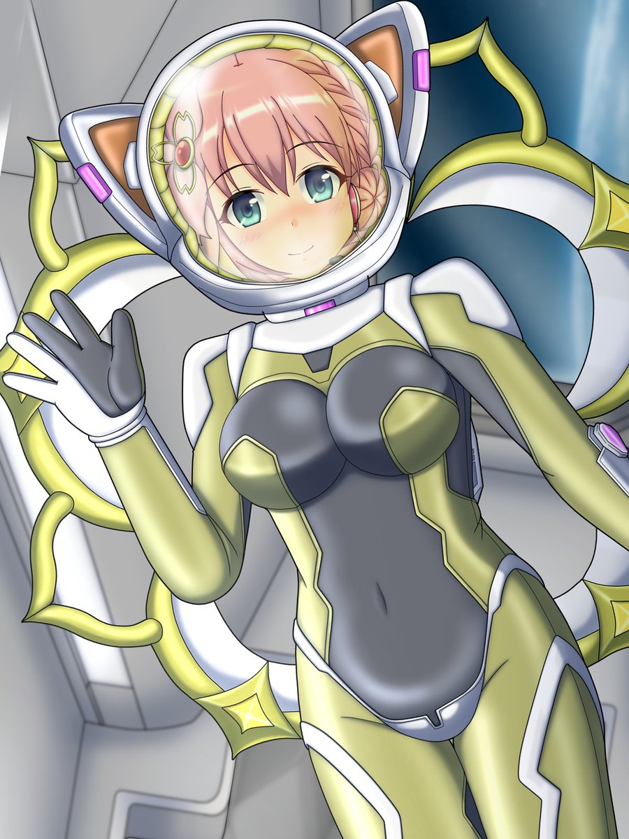 フィギュアで出たリゼロのレム宇宙服をプリコネのユイちゃんでPixivリクエストをいただきました！
スーツの模様が難しい、ヘルメットの造形も難しい、おまけに背中(?)の造形物…と言う感じですが不慣れなりに頑張りました！

PC壁紙として気に入ってもらえたら幸いです！
ご依頼有難うございます！