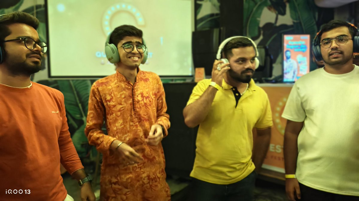 HasratSingh8's tweet image. ✨ 
Vibes, conversations, and a dash of festive energy
@IqooInd
#BengaluruMeet #FestiveEdition #CommunityVibes #TogetherWeCreate