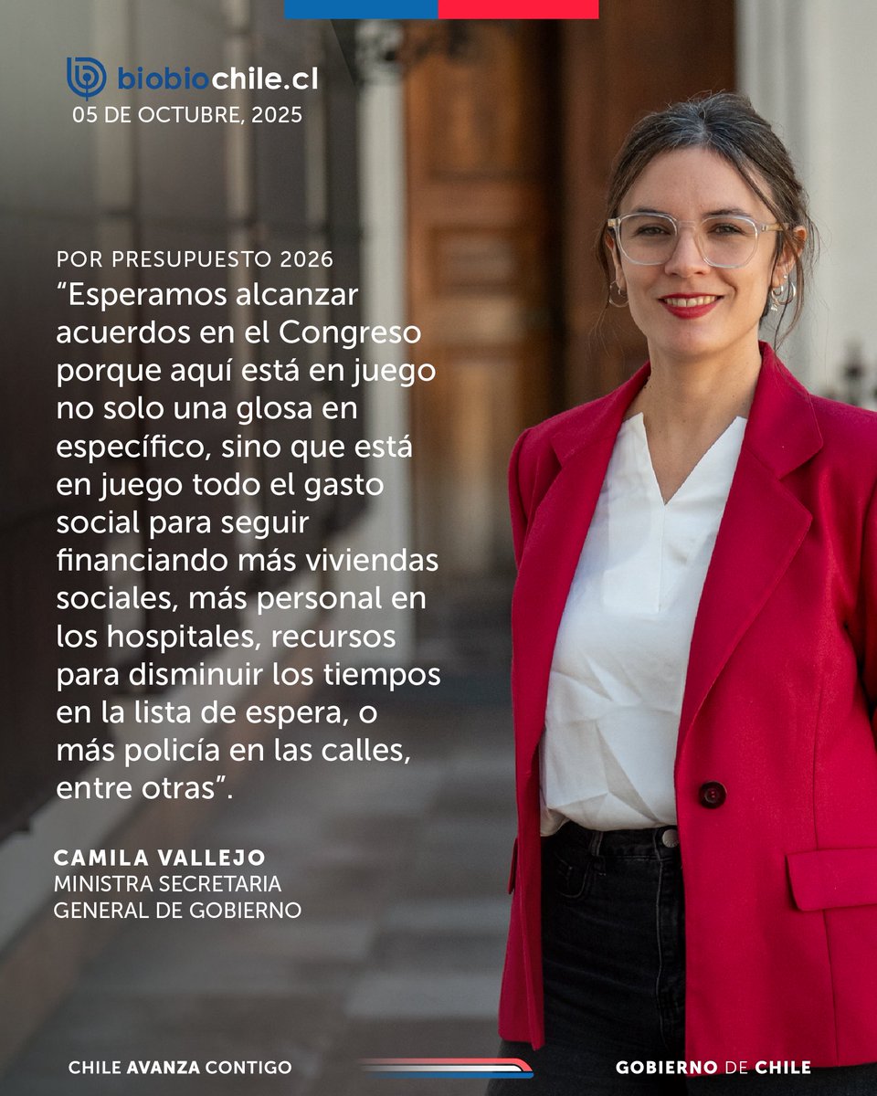 ¿Ya leyeron la entrevista que tuve esta semana con la web de <a href="/biobio/">BioBioChile</a>? 💬 Conversamos sobre el #Presupuesto2026, una ley clave para seguir fortaleciendo la inversión social con responsabilidad fiscal y compromiso con las personas 🤝