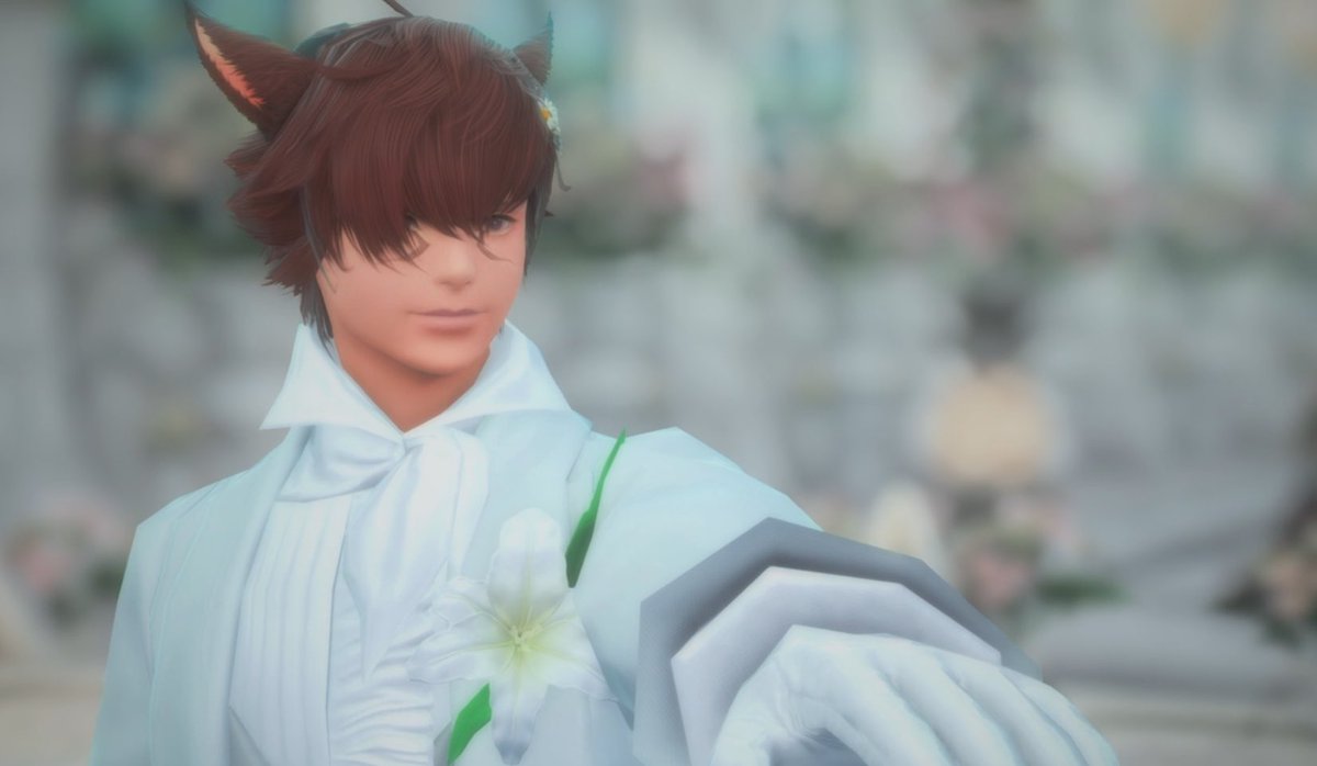 Donthink2wice's tweet photo. We got married today! @soudasouta15 🥰❤️ #ffxiv #gposers #eternalbonding https://t.co/dW760ztcXB
