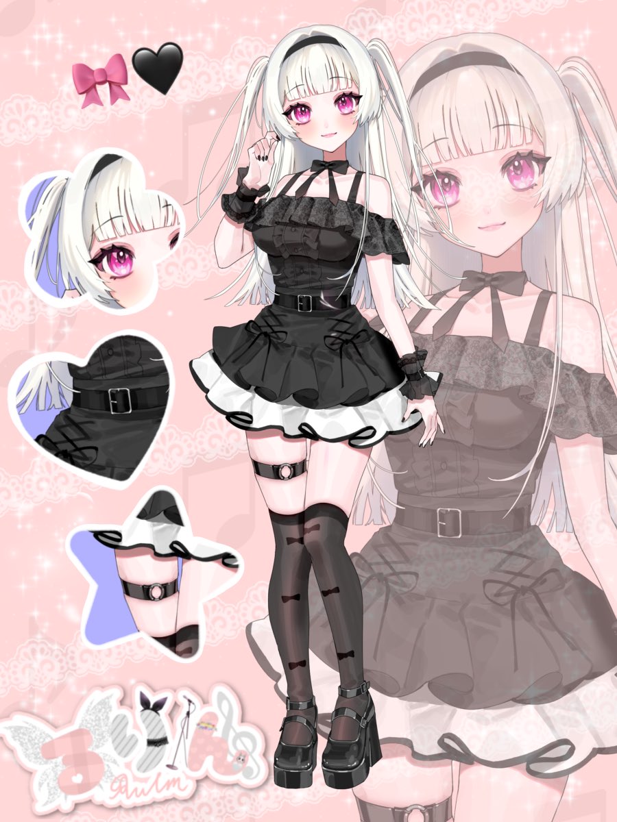 #立ち絵公開チャレンジ達成 

みんなのおかげで立ち絵をお披露目することができました…！
とってもかわいいるりんだよ✨

これからももっと仲良くしてくれると嬉しいな🍀
みんなだいすき🤍🫧
