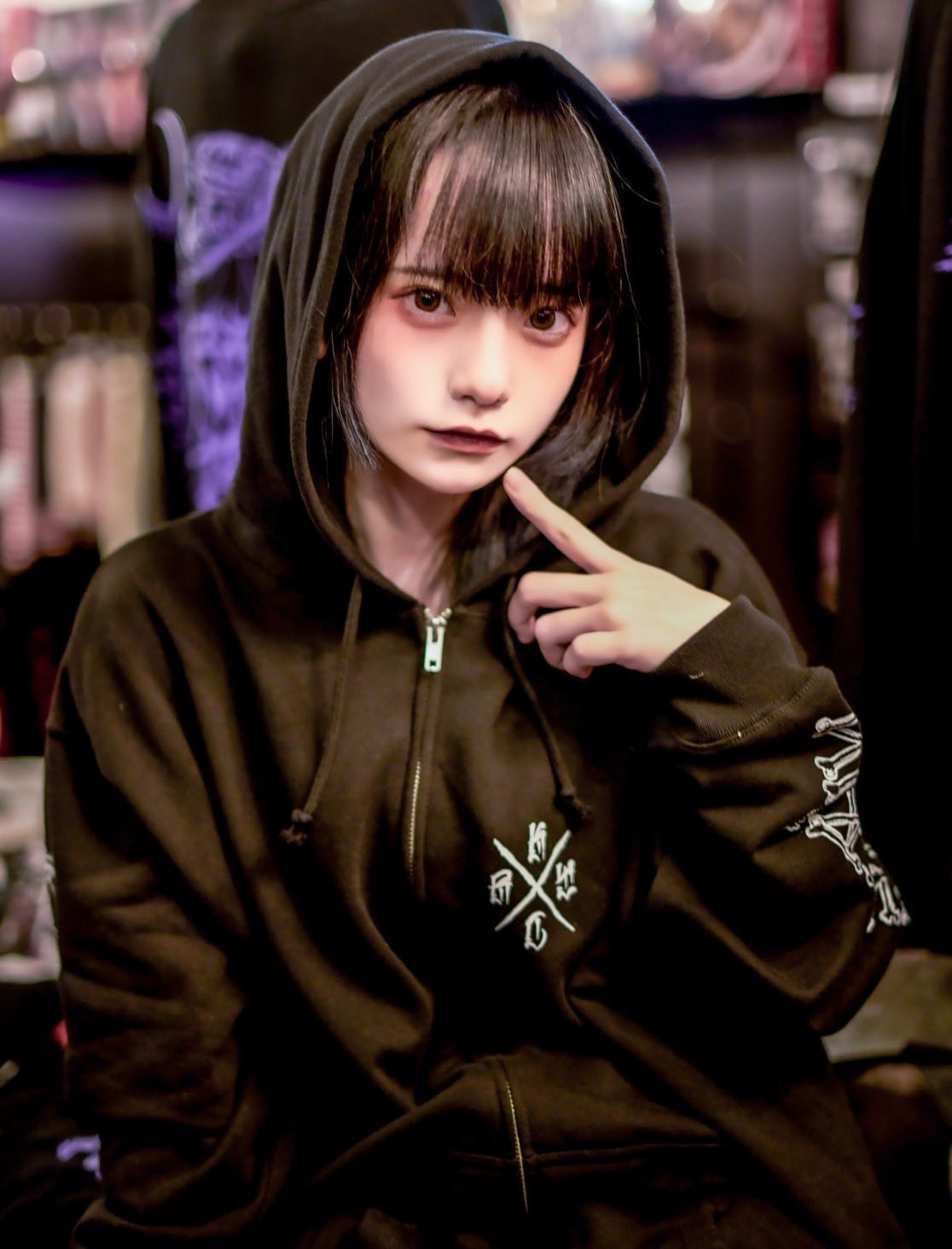 KRY セットアップ 紫 KRY clothing ISIKI セットアップ 黒紫 パープル