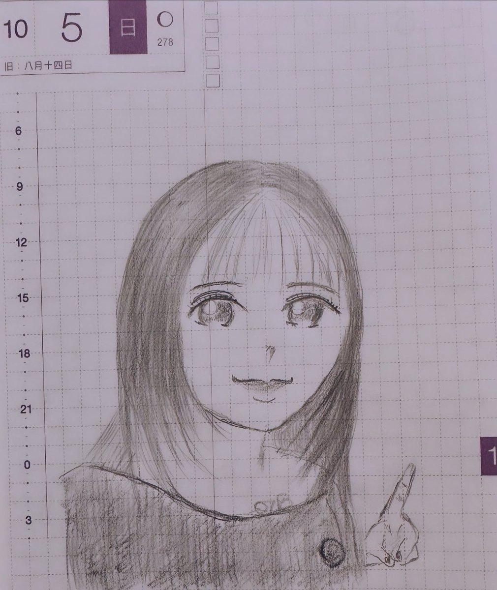 Hinatarohina's tweet image. 商用でもないし、トレースもしてないけど…
本人からＮＧがでたら模写でも駄目なんでしょうね😢
様子見ながら、いずれは個人的に楽しむだけになるのかな…
あくまで｢趣味：らくがき｣です💦

#らくがき
#rkgk
#上白石萌歌 ちゃん