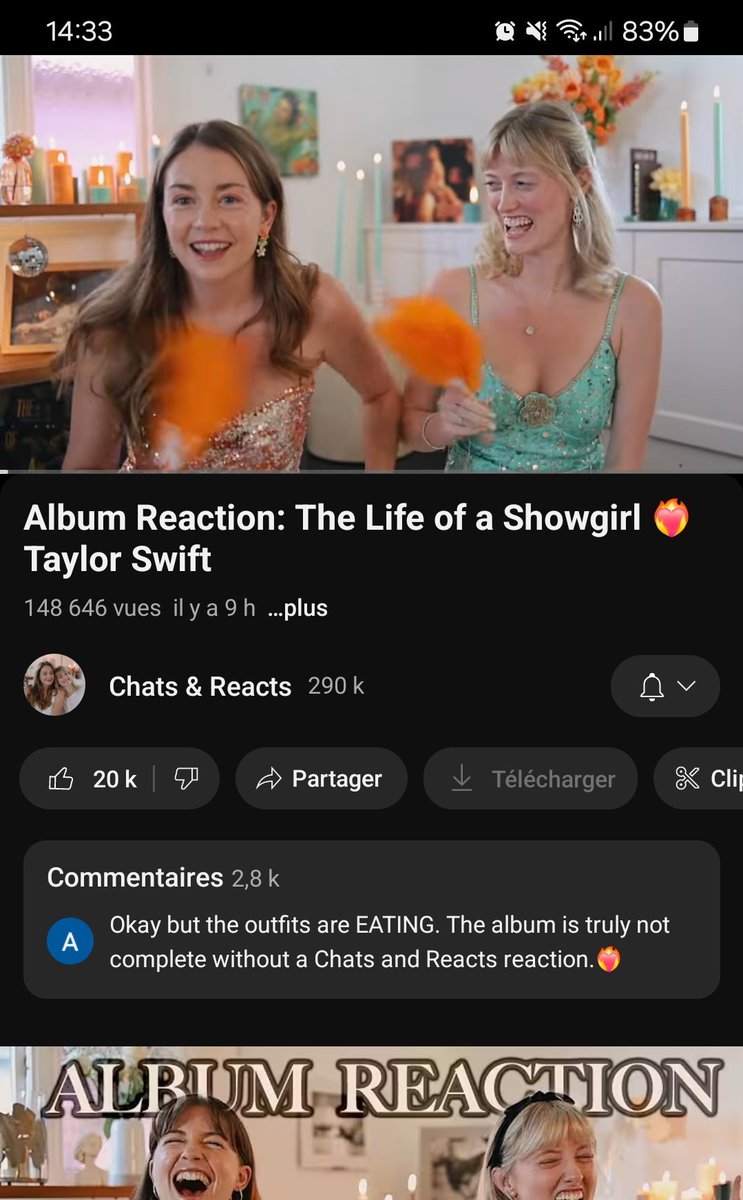 hdl_iaa's tweet image. After every Taylor album I love to see these two cute YouTubers&apos; reactions🥰