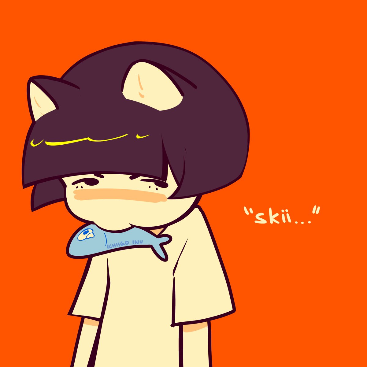 maryu_inu's tweet photo. 🦐 — Day 4: Saskii 🍣🥢
 
 [A really weird orphan. Also this is supposed to be posted yesterday sorryyyyy!!!!]

Tags:
#oc_tober #easy_oc_tober #smallartist #cute #oc #ocart #catboy #kitty #kawaii #orango #fishdestroyer #digitalart #ibispaintx #idk #art #fyp https://t.co/EzYQ5u0UCT