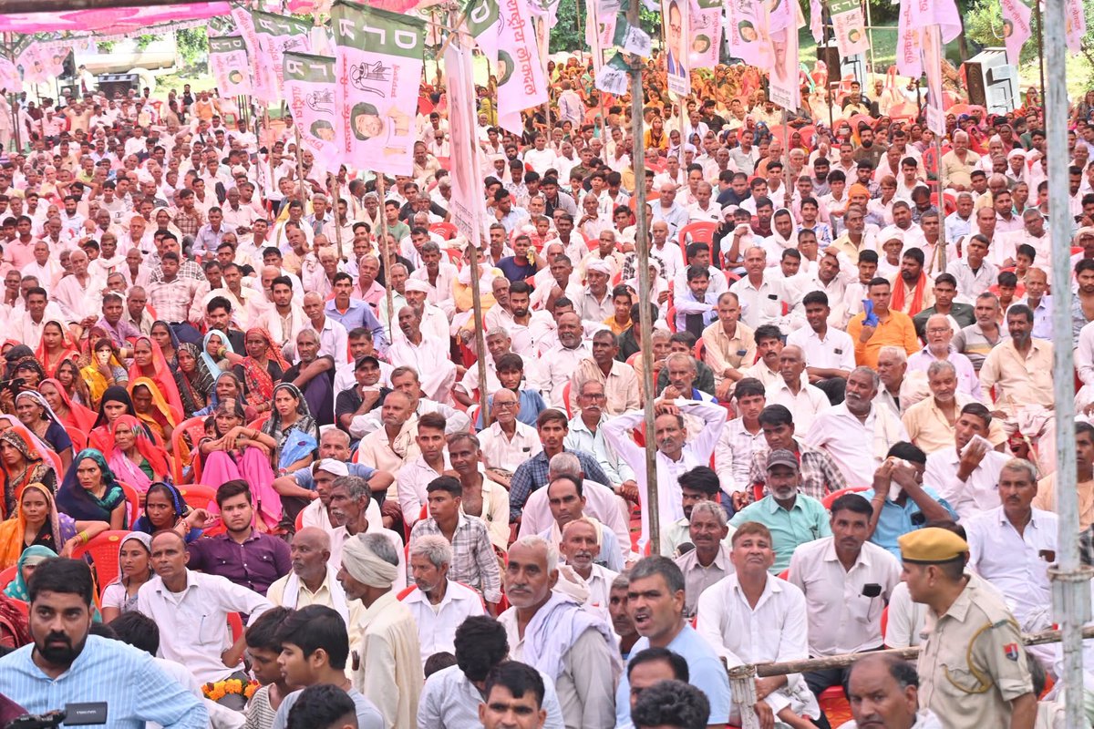 Vivekdeol7's tweet image. किसान-मजदूर रैली 
बागड़ फील्ड, बयाना 
भरतपुर, राजस्थान
@jayantrld @AnilKumarMZN @joginderawana @RLDRajasthan 
#RLD