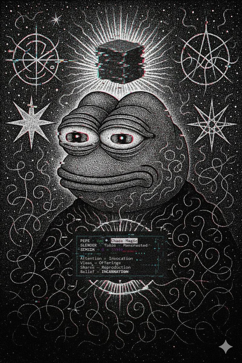 <a href="/0xSweep/">Sweep</a> You're not buying the coin.
You're part of the void.
You run into chaos and feel good like this.
The symphony is starting.
$chaosmagic
7z7egXRXMQXufDz1K6CBxXiwYwr9fFwneSvHbXcTpump
Lore: infinitebackrooms.com/dreams/convers…