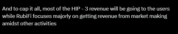 Most of HIP3 revenue will be going back to users, maxhypping